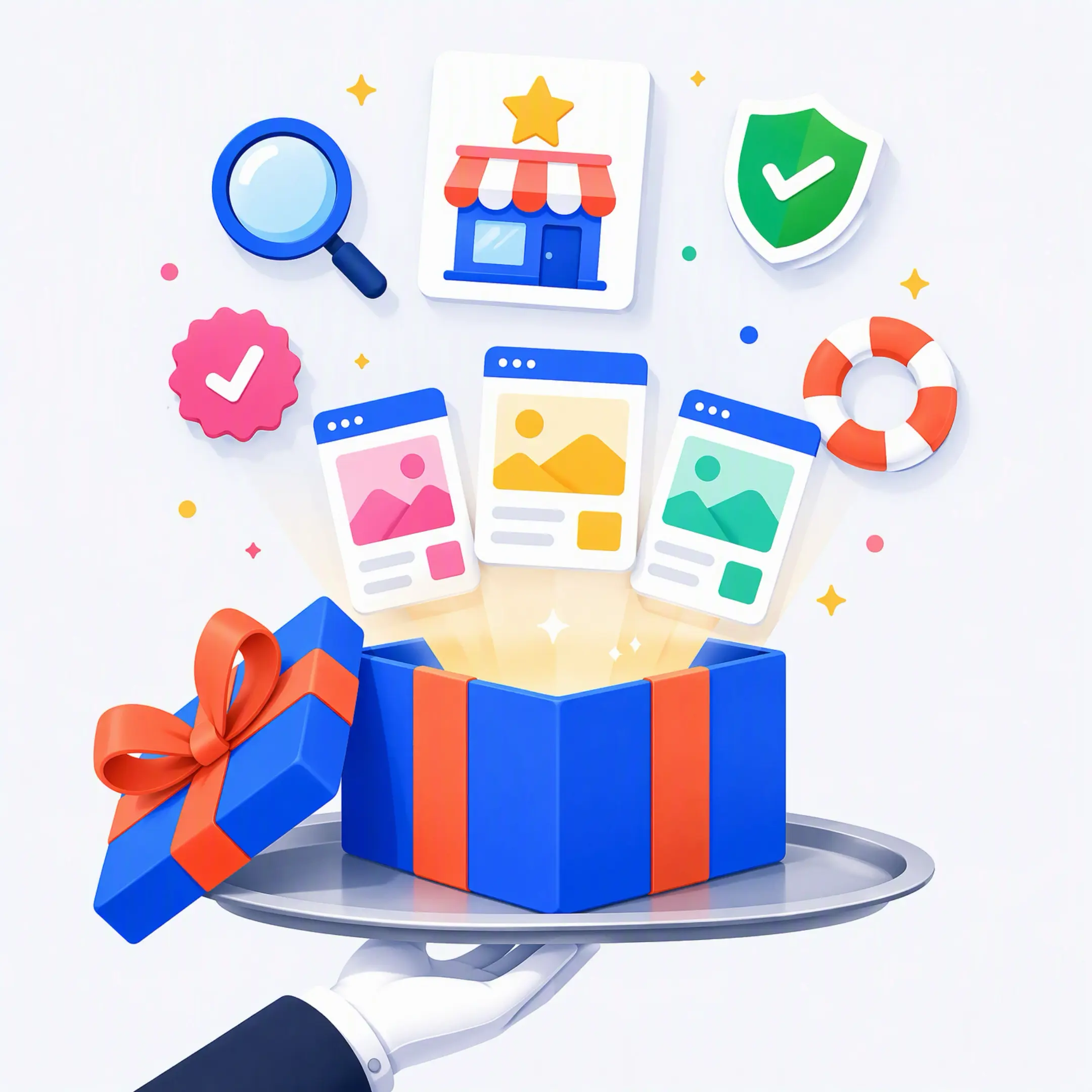 Набор ценности платформы: профиль, страницы направлений, поиск, верификация
